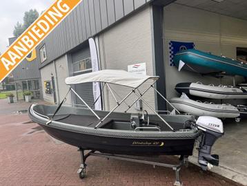 Wiedesloep 431 met 8pk Selva 4-takt buitenboordmotor beschikbaar voor biedingen