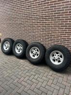 Land Rover Deep Dish velgen velgset Goodyear MT/R 285/75/16, Ophalen, Gebruikt, 16 inch, 285 mm