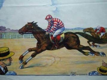 1930 Paardenrace Ascot aankondiging org. en zeer zeldzaam beschikbaar voor biedingen