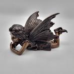LIGGENDE BRONZEN ELFJE / ENGEL / FEE, Antiek en Kunst, Ophalen of Verzenden