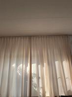 Overgordijnen kleur ecru, Huis en Inrichting, Ophalen, Zo goed als nieuw, 200 cm of meer