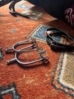 Sprenger sporen met donkerbruine sporenriempjes, Ophalen of Verzenden, Zo goed als nieuw, Dressuur