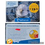 Kortingskaart Dolfinarium Harderwijk, Drie personen of meer, Kortingsbon, Pretpark