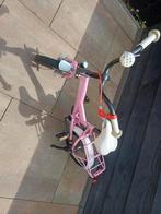 Mooie batavus meisjes fiets rose met wit ., Gebruikt, 14 inch of minder, Ophalen of Verzenden, Handrem