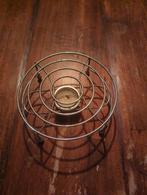 Metalen Warmhoudplaatje / Onderzetter, Ophalen, Gebruikt, Grijs, Metaal