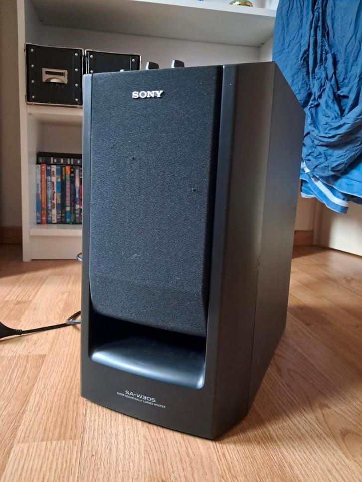 Sony SA-W305 Actieve Subwoofer, Audio, Tv en Foto, Luidsprekers, Gebruikt, Subwoofer, Minder dan 60 watt, Sony, Ophalen