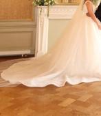 Prachtige Bruidsjurk, Ophalen, Gedragen, Wit, Trouwjurk