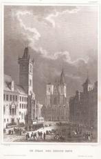 Prag In Prag der Grosse Ring ca. 1860, Antiek en Kunst, Kunst | Etsen en Gravures, Ophalen of Verzenden