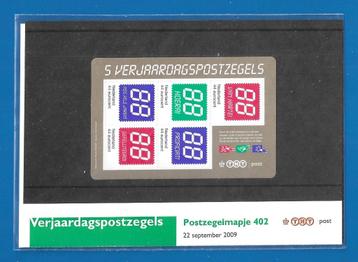Postzegelmapje 402 - Verjaardagspostzegels    beschikbaar voor biedingen