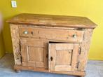 Mooi geloogd grenen dressoir, Ophalen, Gebruikt, 100 tot 150 cm, Grenenhout