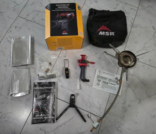 MSR WHISPERLITE UNIVERSAL BRANDER ALS NIEUW., Caravans en Kamperen, Kampeeraccessoires, Zo goed als nieuw, Ophalen of Verzenden
