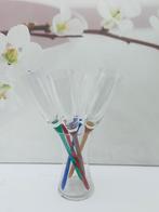 Leuke champagne glazen set gekleurd - nieuw -, Ophalen of Verzenden, Nieuw, Overige typen