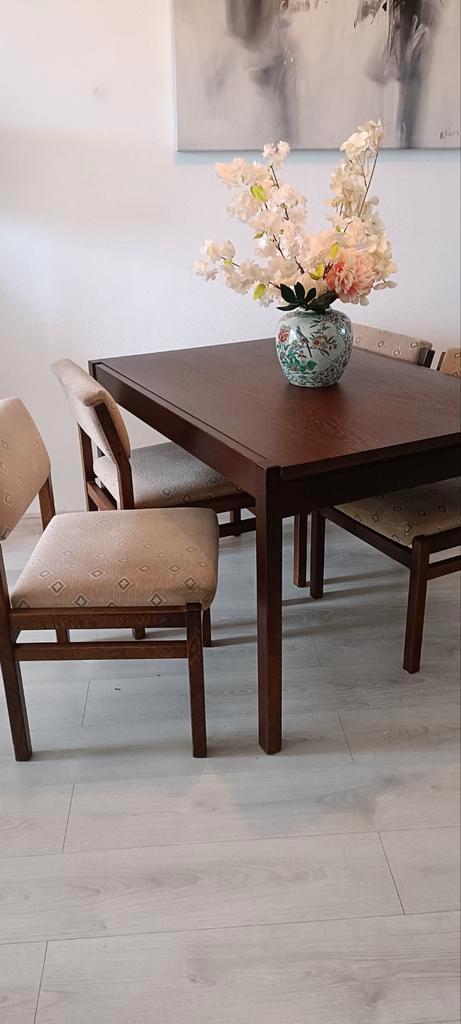 Vintage Mid Century Pastoe Eetkamer-Set, Huis en Inrichting, Tafels | Eettafels, Gebruikt, 50 tot 100 cm, Vijf personen of meer