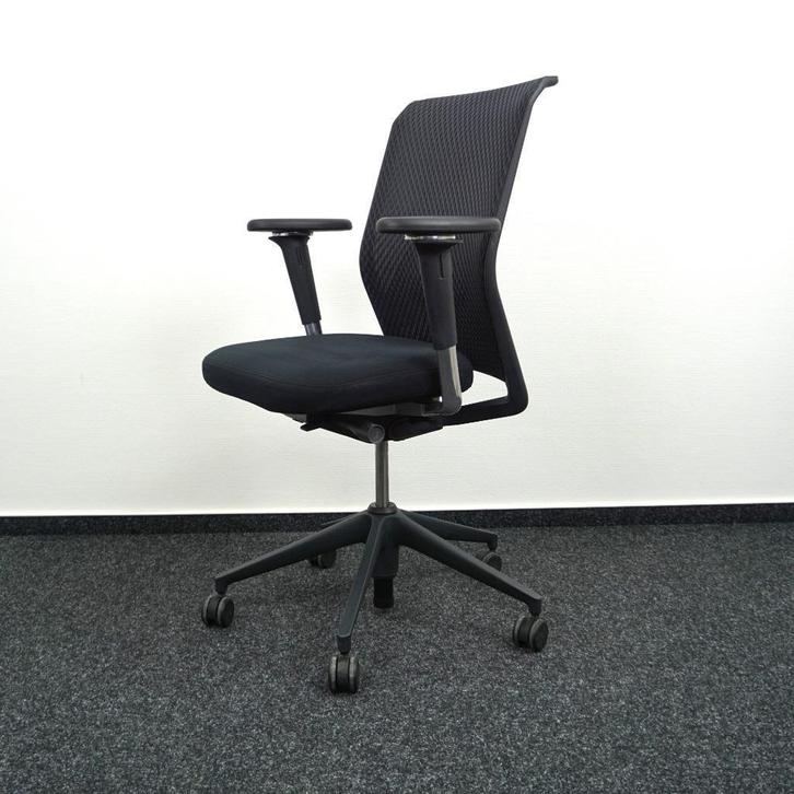 Vitra ID Mesh Bureaustoel | Design Bureaustoel | Zwart, Huis en Inrichting, Bureaustoelen, Gebruikt, Bureaustoel, Zwart, Ergonomisch