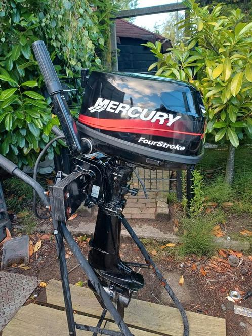 Zeer nette Mercury 6 pk 4 takt kortstaart in een topstaat, Watersport en Boten, Buiten- en Binnenboordmotoren, Gebruikt, Benzine