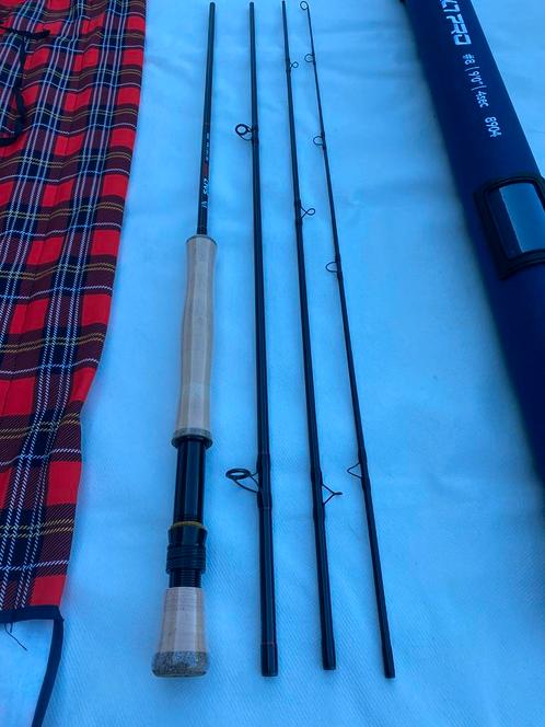Een nieuwe vliegenhengel 9ft # 8 ( complete set), Watersport en Boten, Hengelsport | Vliegvissen, Nieuw, Complete set, Ophalen of Verzenden