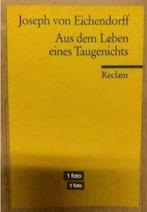 Aus dem Leben Taugenichts; Josepf Eichendorff; 3150023548, Boeken, Taal | Duits, Ophalen of Verzenden, Zo goed als nieuw
