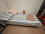 Wit bed zonder matras, Kinderen en Baby's, Kinderkamer | Bedden, Ophalen of Verzenden, Zo goed als nieuw, 85 tot 100 cm, Matras