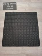 Antislip Badmat - 55x55 cm - Zwart, Ophalen of Verzenden, Zo goed als nieuw, Zwart, Badmat
