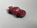 model Porsche (911) Turbo, rood met decals, 1/50, Majorette, Ophalen of Verzenden, Gebruikt, Auto, Majorette