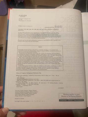 Robbins Basic Pathology - 9e - Perfecte Staat beschikbaar voor biedingen