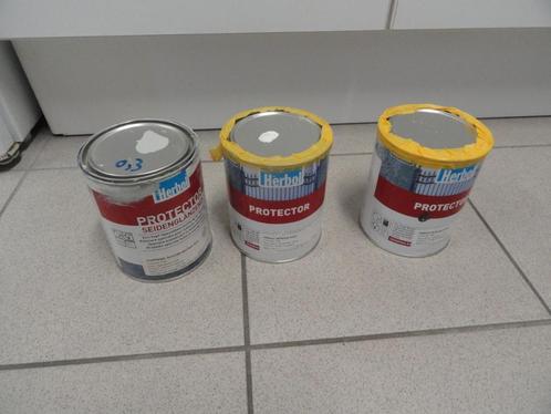 HERBOL PROTECTOR ZIJDEGLANS METAAL VERF 1 POTSYSTEEM WIT, Doe-het-zelf en Verbouw, Verf, Beits en Lak, Nieuw, Verf, Minder dan 5 liter