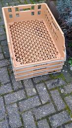 4 Stapelbare kratten, Doe-het-zelf en Verbouw, Kratten en Dozen, Ophalen, Gebruikt, 40 tot 60 cm, 50 tot 75 cm