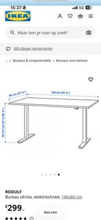 Ikea RODULF bureaublad (2x) grijs, Ophalen of Verzenden, Zo goed als nieuw