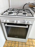 Bosch Gasfornuis met Oven in goede staat, Witgoed en Apparatuur, Ophalen, 4 kookzones, Zo goed als nieuw, Gas