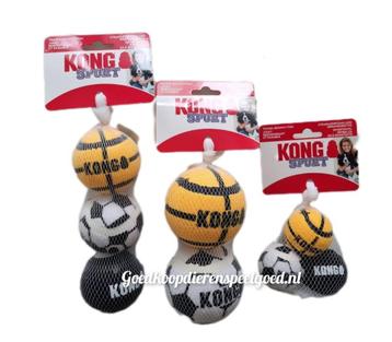 Hondenspeelgoed   " KONG Sport ballen "     S , M of L beschikbaar voor biedingen