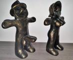 2x erotische beelden man & vrouw, Antiek en Kunst, Kunst | Beelden en Houtsnijwerken, Ophalen of Verzenden