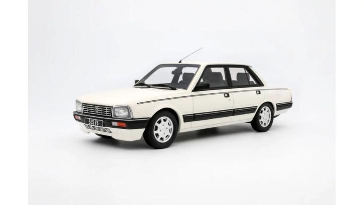 Peugeot 505 V6 Blanc Meije 1989 *OttOmobile*, Hobby en Vrije tijd, Modelauto's | 1:18, Nieuw, Auto, OttOMobile, Ophalen of Verzenden