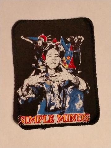 Simple Minds new Wave vintage pop muziek kleding patch band beschikbaar voor biedingen