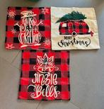 Kerstkussenhoes x 3 50x50cm, Huis en Inrichting, Woonaccessoires | Kussens, Ophalen of Verzenden, Nieuw
