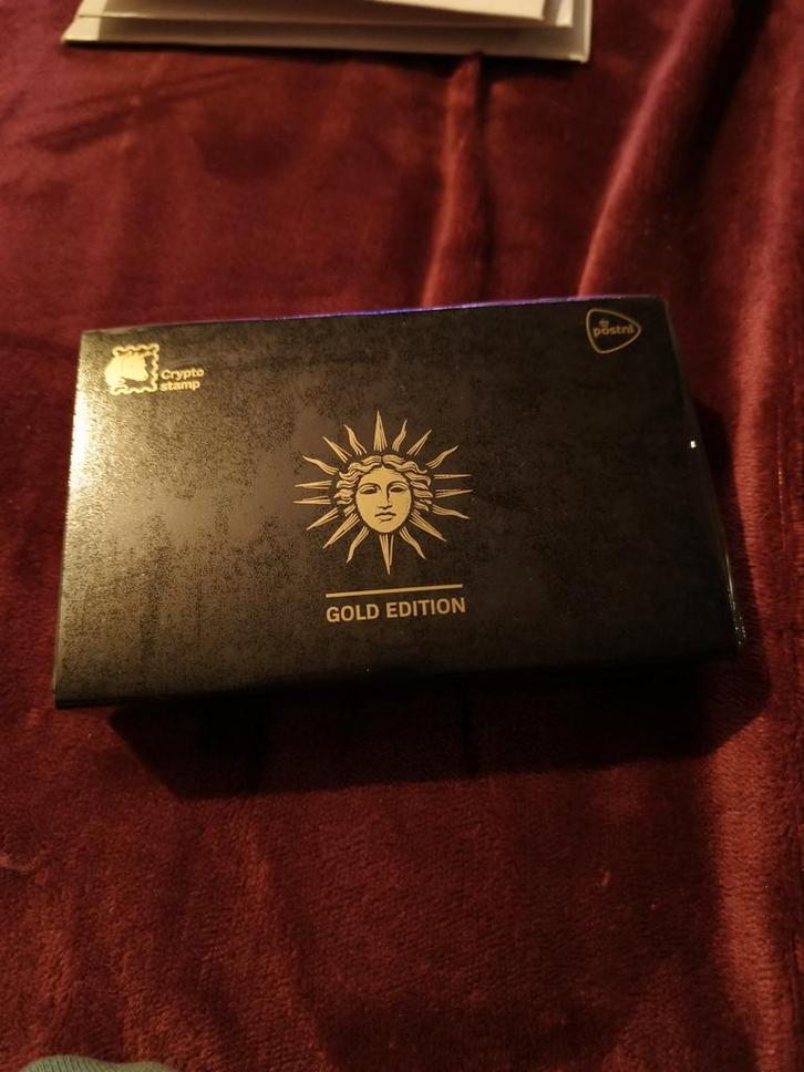 Crypto Stamp Gold 2025 Helios, Postzegels en Munten, Postzegels | Nederland, Ophalen of Verzenden