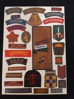 Wandplaat Nederlandse emblemen PIB, Ophalen of Verzenden, Landmacht, Nederland, Boek of Tijdschrift