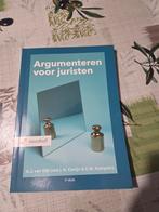 Argumenteren voor Juristen - 3e druk, Gelezen, A.J. van Dijk, Alpha, HBO