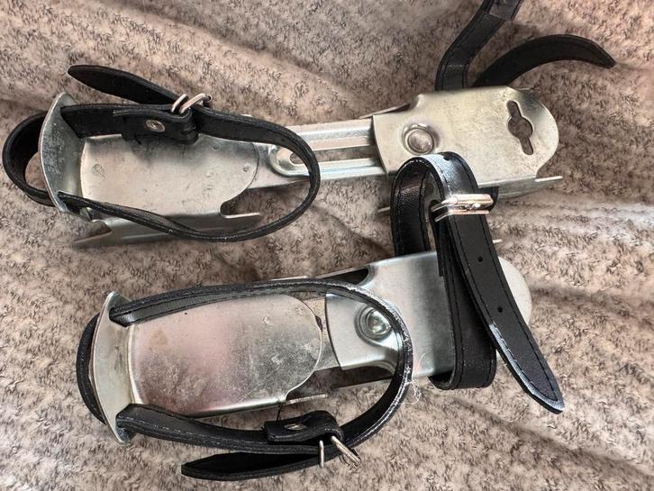 Kinderschaatsen dubbelijzers, Sport en Fitness, Schaatsen, Zo goed als nieuw, Overige typen, Overige merken, Ophalen of Verzenden