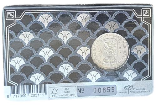 Zilveren eerste type ½ Gulden Wilhelmina in DELUXE c.c. 1909, Postzegels en Munten, Munten | Nederland, Setje, ½ gulden, Koningin Wilhelmina