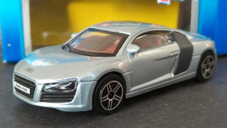Audi R8 1:43 Bburago Burago Pol, Hobby en Vrije tijd, Modelauto's | 1:43, Nieuw, Verzenden