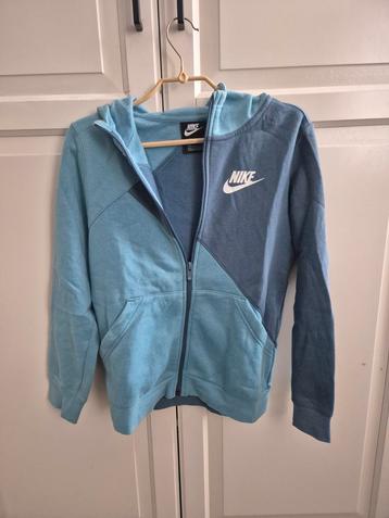 Blauw Nike jongens hoodie vest mt 137-147 beschikbaar voor biedingen