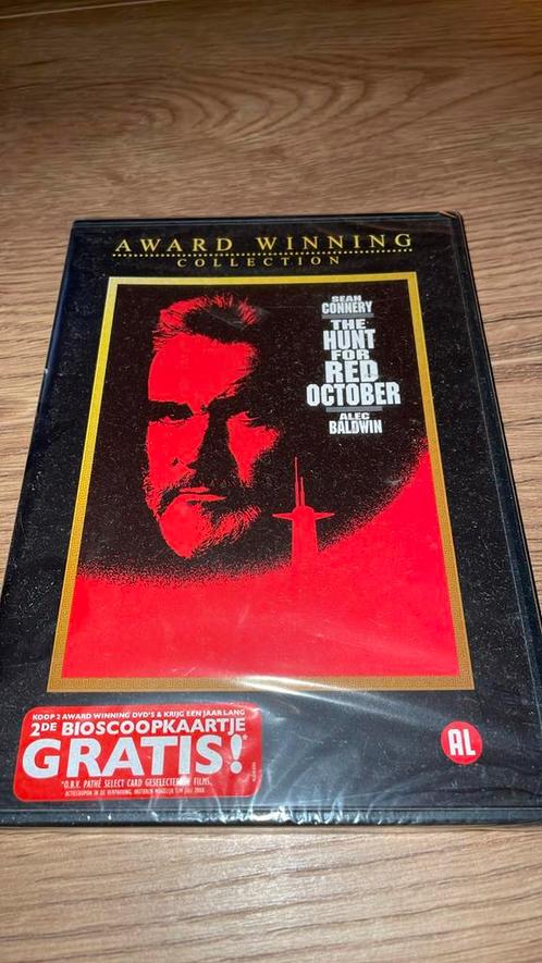 The Hunt for Red October met Sean Connery. Nieuw in seal!, Cd's en Dvd's, Dvd's | Klassiekers, Zo goed als nieuw, Actie en Avontuur