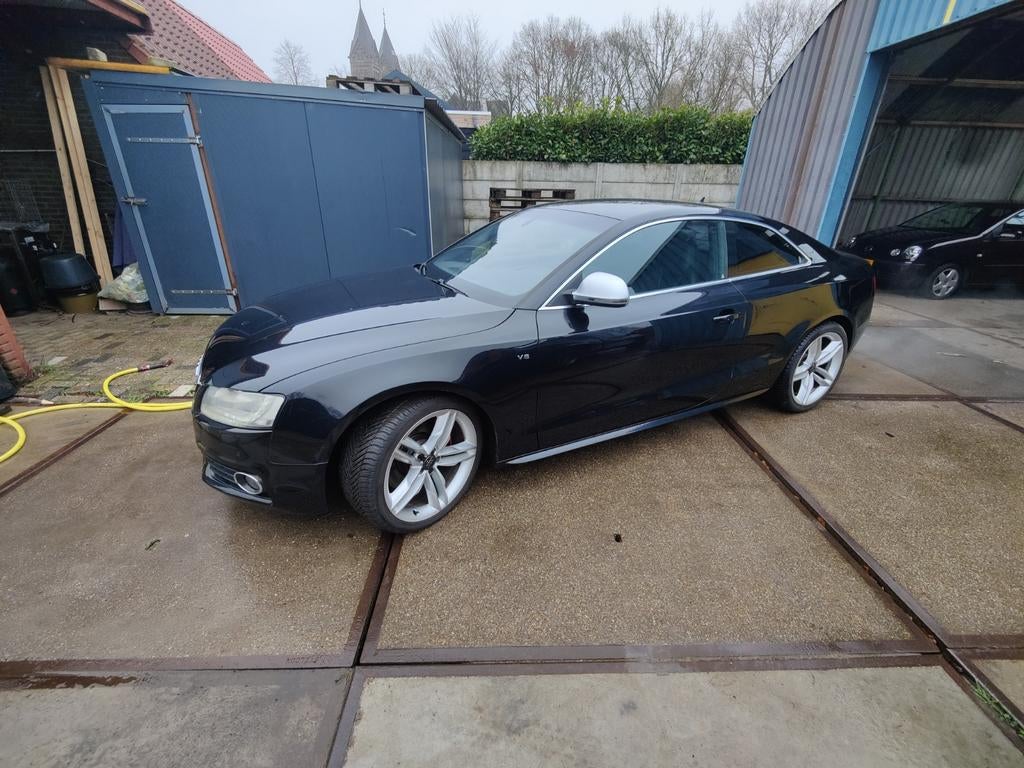 Audi S5 4.2 FSI 260KW Coupe Quattro 2007 Zwart, Auto's, Audi, Particulier, S5, 4x4, ABS, Airbags, Airconditioning, Bluetooth, Bochtverlichting