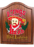 Kings Head Pub&Lodging cabinet and darts board from Nodor., Sport en Fitness, Darts, Ophalen of Verzenden, Zo goed als nieuw, Dartbord