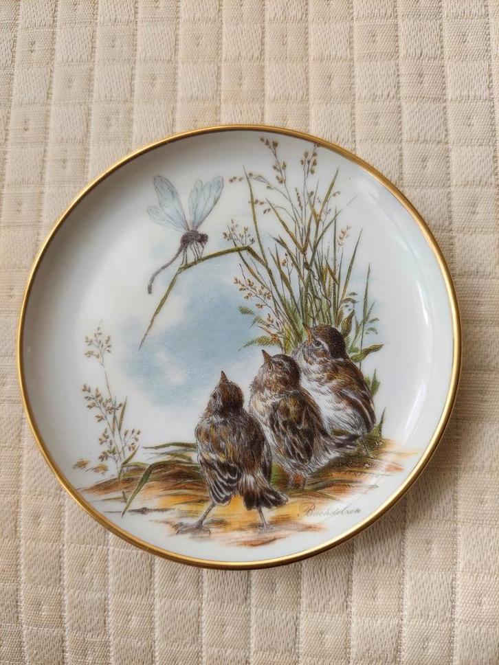 Kaiser Porselein Wandbordjes met Vogels, Antiek en Kunst, Antiek | Wandborden en Tegels, Ophalen of Verzenden