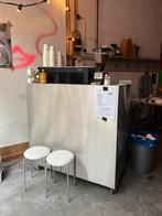 Mobiele rvs koffie bar op wielen, Huis en Inrichting, Ophalen, Gebruikt