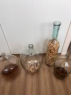 Grote glazen vazen, Huis en Inrichting, Woonaccessoires | Vazen, Ophalen, Overige kleuren, 50 tot 75 cm, Glas