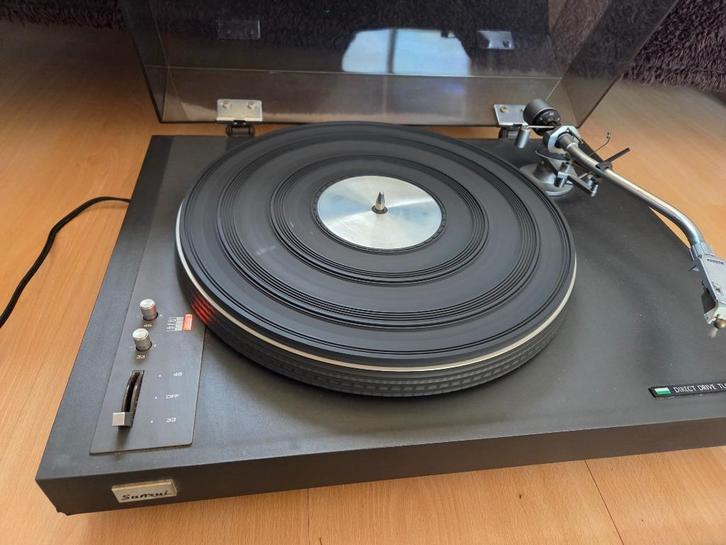 Sansui SR-525 platenspeler met uniek Stanton 881S element, Audio, Tv en Foto, Platenspelers, Gebruikt, Platenspeler, Overige merken