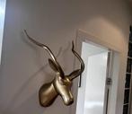 wanddecoratie hert gietijzer, Ophalen of Verzenden, Gebruikt