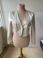 Creme satijnen bolero steps, 44, Kleding | Dames, Ophalen of Verzenden, Zo goed als nieuw, Maat 42/44 (L), Beige